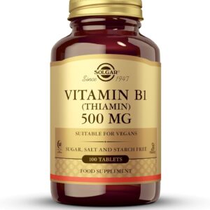 Solgar Vitamina B1  500 Mg Comprimidos - Envase De 100 Unidades