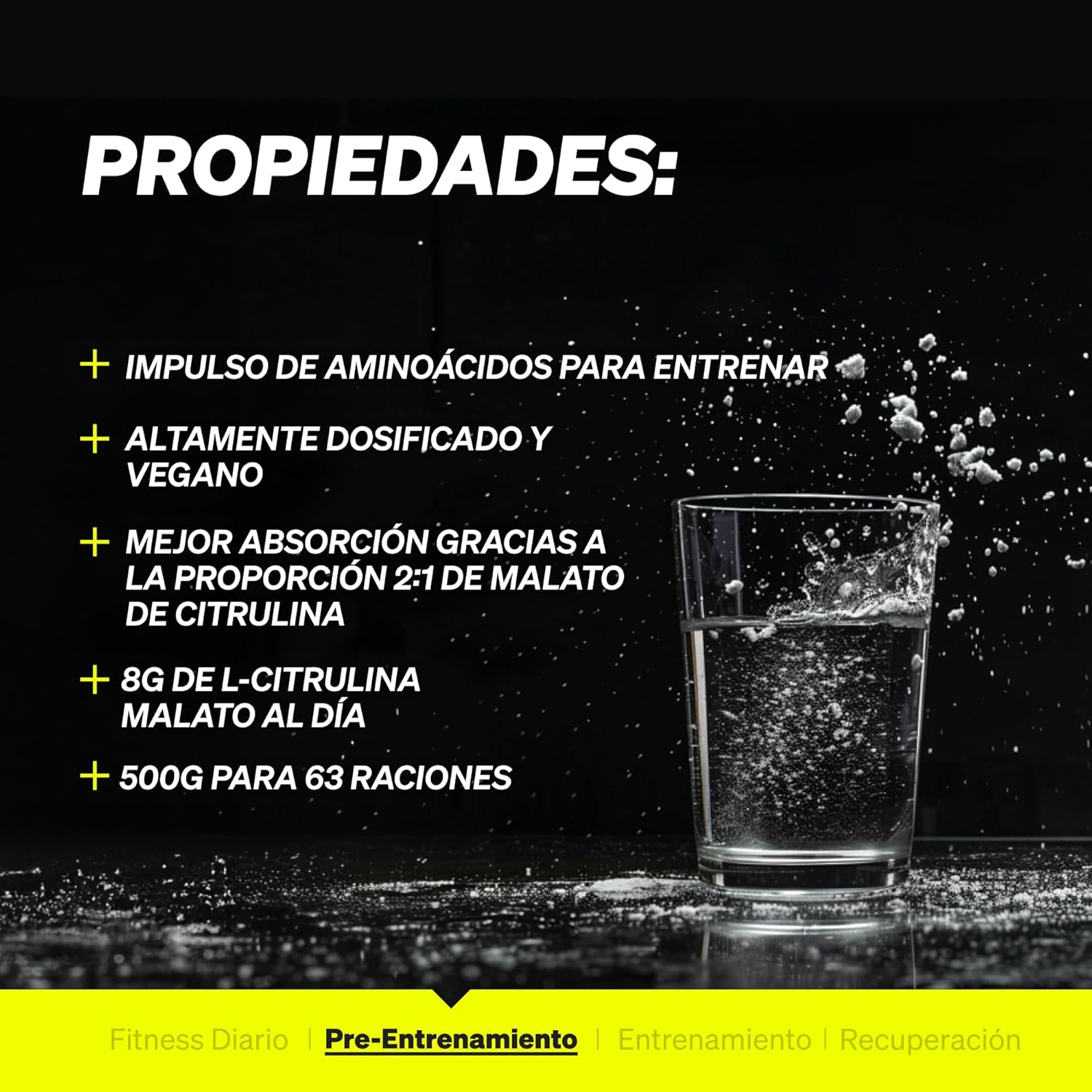 L-Citrulina En Polvo 500G - Alta Dosificación Y Pureza - Imagen 3