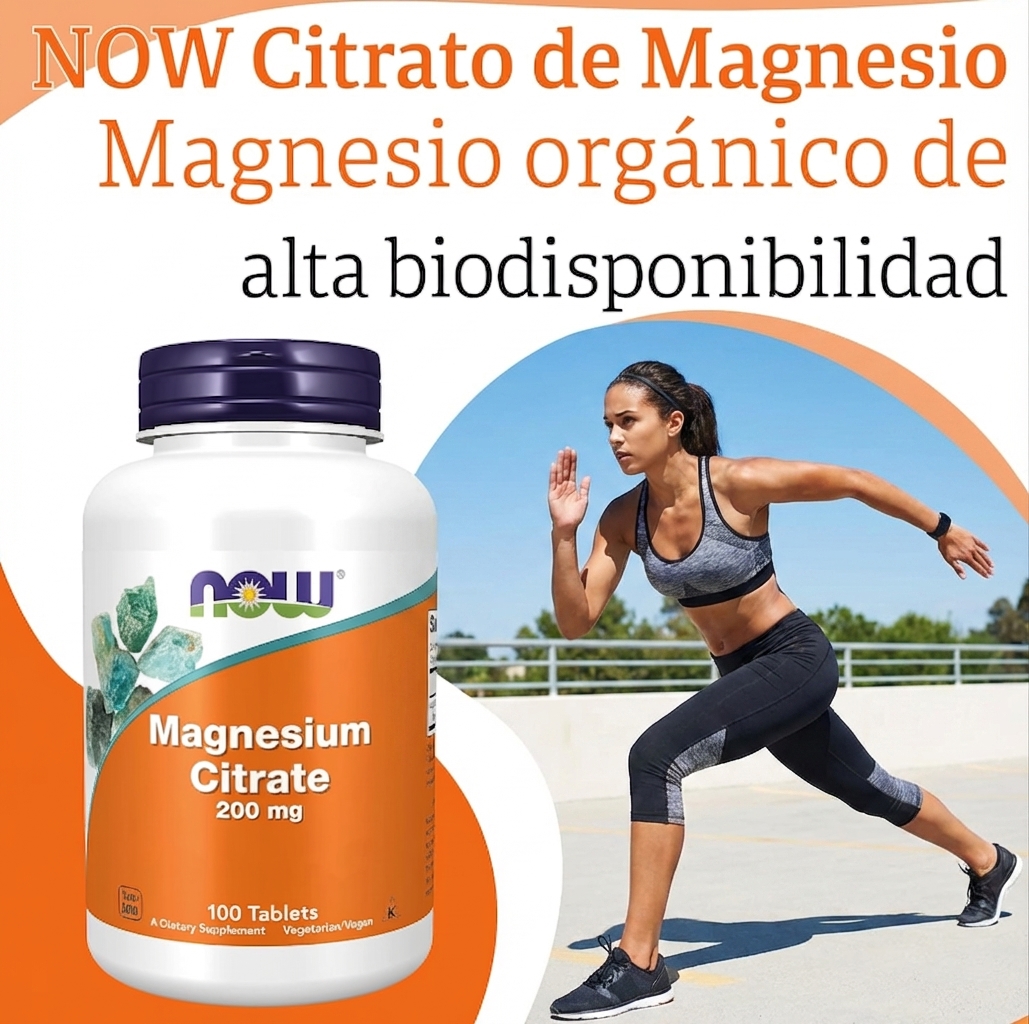 Citrato de Magnesio 200 mg – 250 Comprimidos Veganos | Sin Gluten ni Soja - Imagen 4