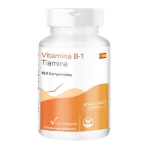 Vitamina B1, 180 Comprimidos, Vegano Sin Aditivos, Fabricado En Alemania