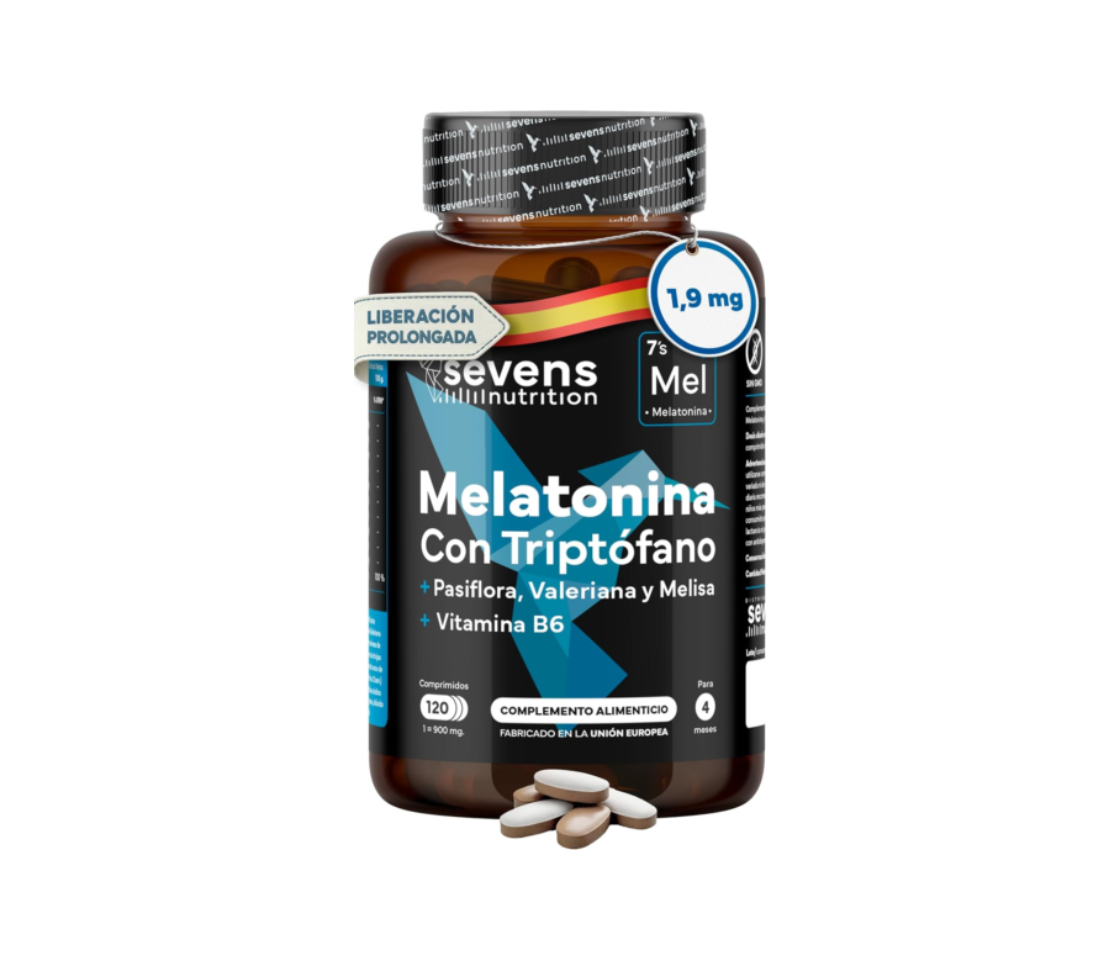 Melatonina Pura Con Triptófano - Pastillas Para Dormir -– 120 Cápsulas