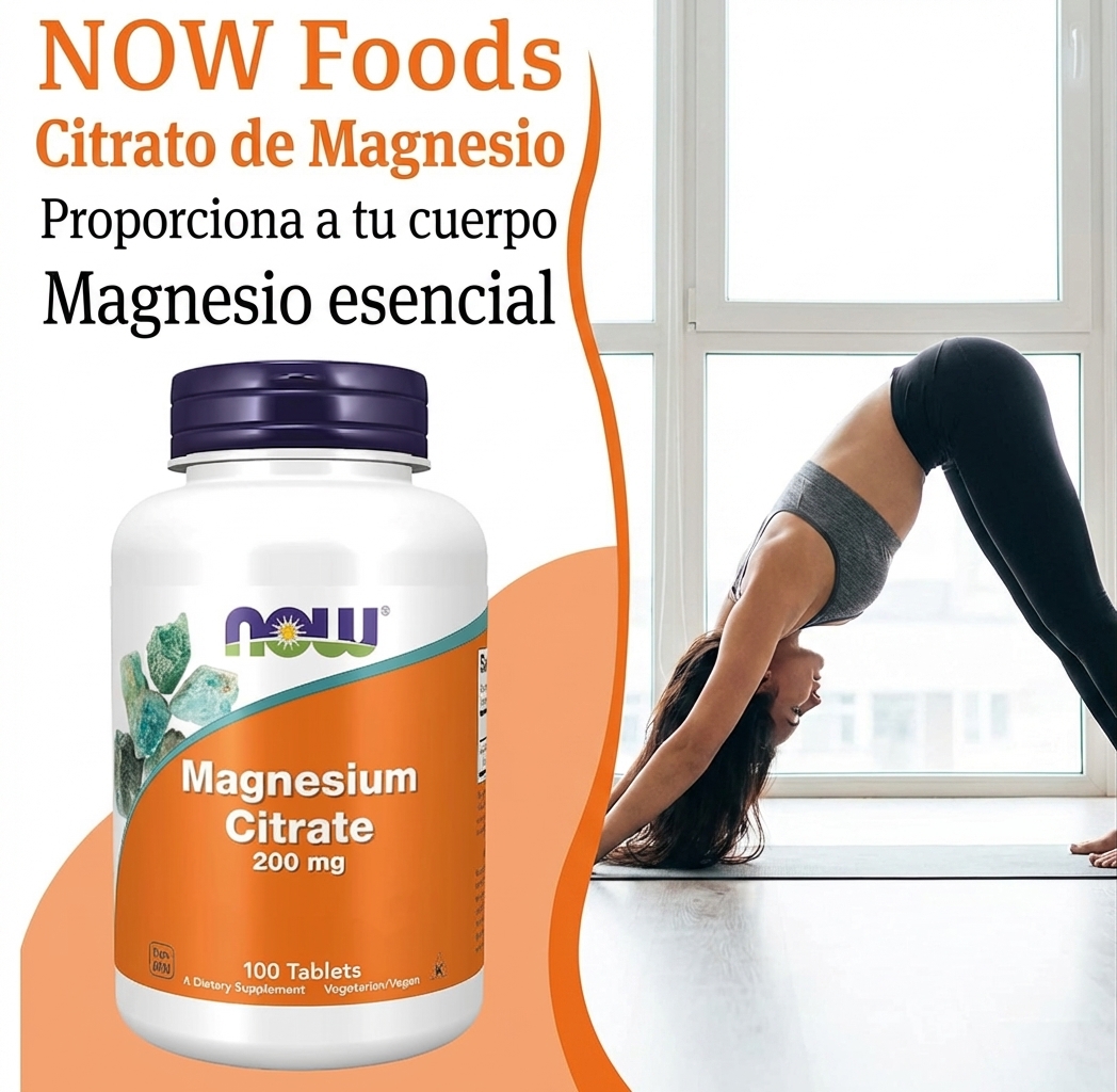 Citrato de Magnesio 200 mg – 250 Comprimidos Veganos | Sin Gluten ni Soja - Imagen 5