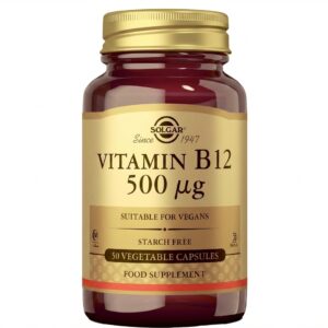 Solgar Vitamina B12 500 Μg Cápsulas Vegetales - 50 Cápsulas