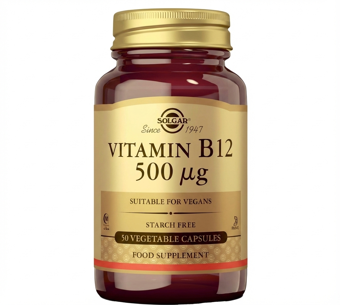Solgar Vitamina B12 500 Μg Cápsulas Vegetales - 50 Cápsulas